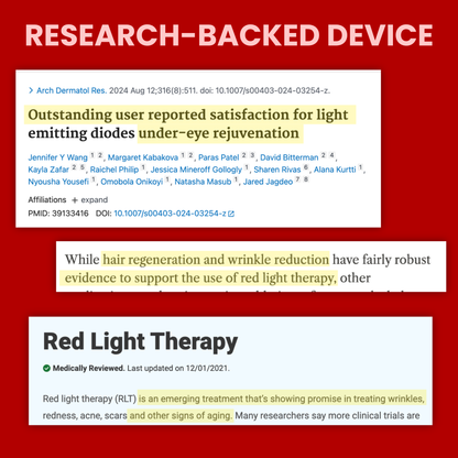 Radiance Redlight + Microcurrent Lenses